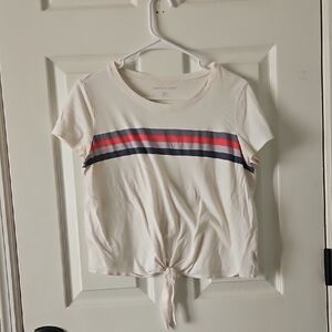 American Eagle Outfitters Short Sleeve Tee with Stripes